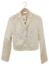 STEFANEL Veste Légère Femme Beige Coton (EU 36)