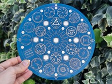 Disque 20cm Bouclier d'Hermès / Lakhovsky H9+. Protection universelle radionique