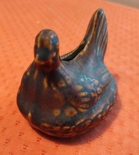 Tirelire À Briser Terre Cuite ? Poule Marron Avec Pièces !