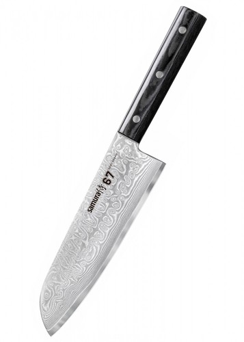 Samura damascus santoku - samura, 7,0