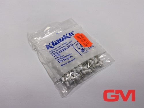 100x klauke aderendhülse - ve,
