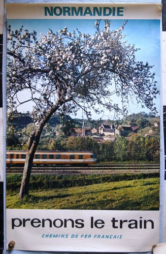 AFFICHE SNCF  / NORMANDIE /