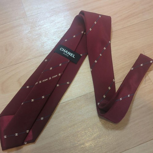 Cravate chanel soie - cravate,