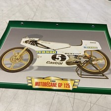 Motobécane GP 125 Pernod 1980 fiche carte moto passion collection Atlas