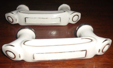 Paire d'anciennes poignées de