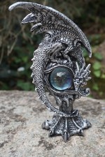 PW150717   STATUETTE OEIL  DRAGON     GOTHIQUE     HEROIC FANTASY FIGURINE