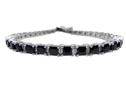 Bracelet tennis onyx noir - tennis,