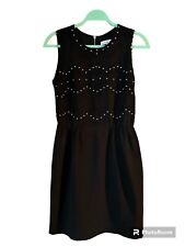 SANDRO Robe en dentelle Dames T 36 noir élégant