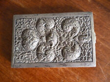 Retro-collection-boîte ancienne metal blanc pour cigarettes