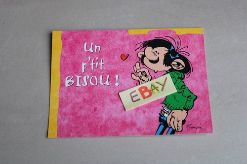 Carte postale gaston lagaffe - gaston,