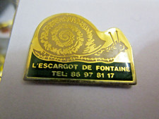 PIN'S  ESCARGOT   /   FONTAINE    /  RARE