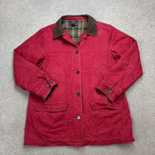 Veste lands end femme rouge - veste,