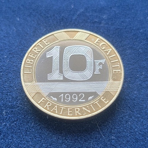 Francs 1992 genie de la - 10, be