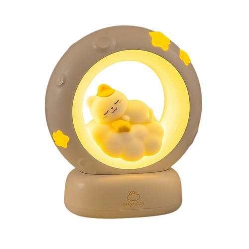 Veilleuse chat endormi lampe - chat,