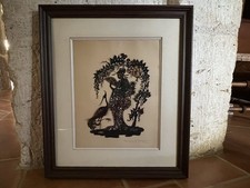 Silhouette Geisha En Papier