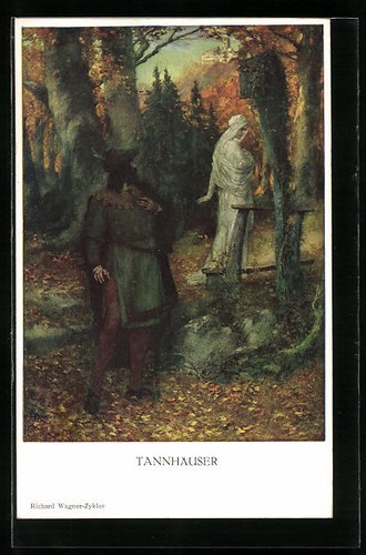 Carte postale artiste - postale, scène