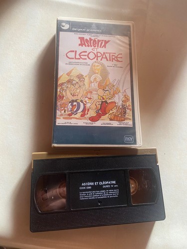Cassette vidéo vhs astérix - cassette,