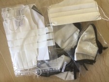 MASQUE EN TISSU LAVABLE, RÉGLABLE & RÉUTILISABLE, PROVENANCE USA, PRIX D’1 SEUL