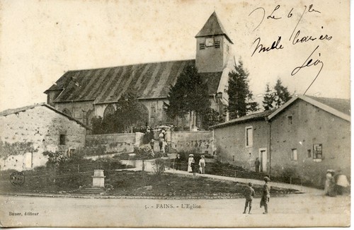 Carte postale meuse fains - carte,