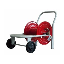 Enrouleur métallique sur chariot AMA pour 100 m de tuyau 1/2"