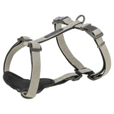 Trixie CityStyle H-Harnais Pour Chiens Gris Clair, Réglable Et Confortable