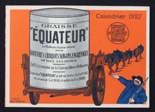 Calendrier 1927 Graisse