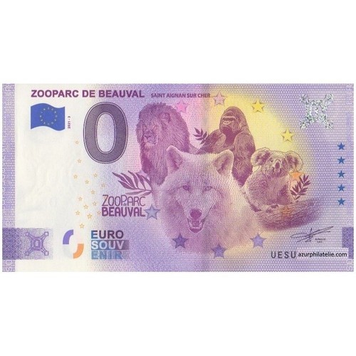 Billet souvenir zooparc - billet,