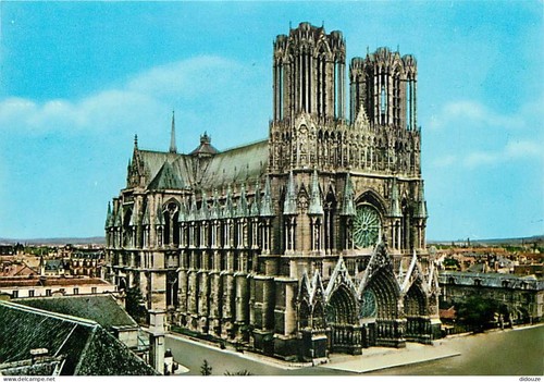 Carte postale reims - postale,
