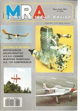 MRA N°616 MOTOPLANEUR LIBELLULE / BRUITEUR POUR MODELES ELECTRIQUES / AVAC