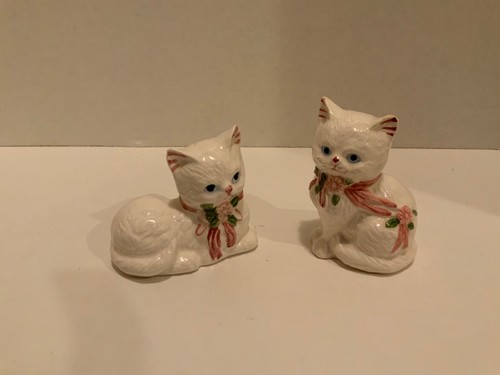 Vintage kitty cat salt and - salt,