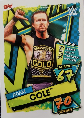 2021 topps slam attax wwe - slam,