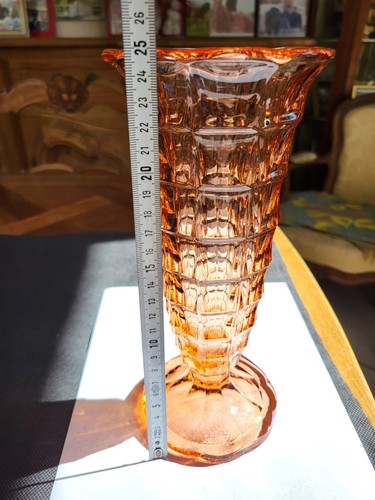 Vase rosaline verre - en,