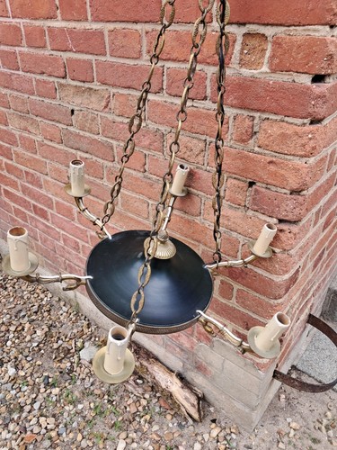 Lustre lumières bronze - lustre,