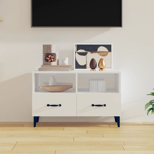 Meuble blanc brillant - tv,