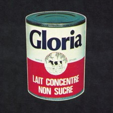 Autocollant / Sticker vintage Gloria Lait Concentré non sucré