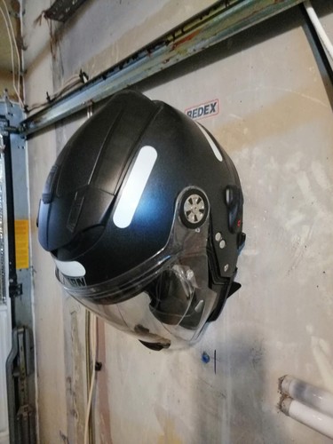 Support casque moto mural - casque, de