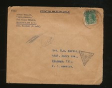 48 - INDIA WWI CENSORED COVER