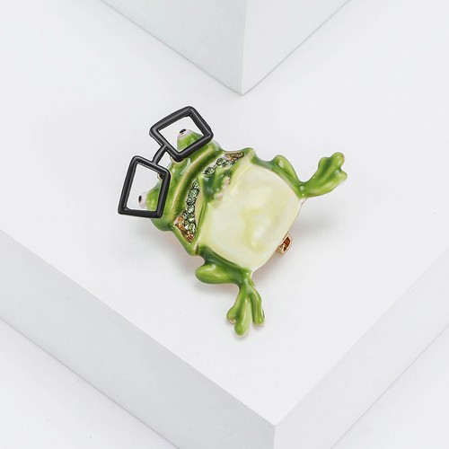 Broche grenouille punaise - broche,