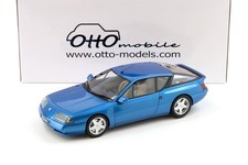 1:18 OTTO Mobile OT1146 Alpine GTA V6 Turbo Coupé Bleu Métallique 1990