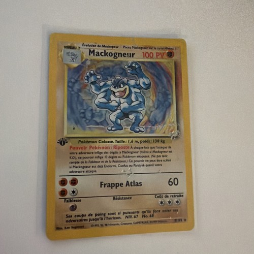 Carte pokémon mackogneur - pokémon,