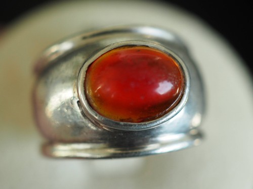 Bague bandeau vintage argent - vintage,