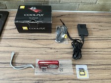 Appareil photo numérique Nikon coolpix S210 rouge , TBE , fonctionnel.