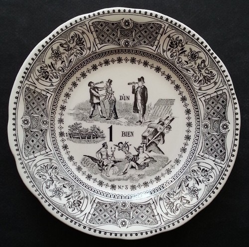 Superbe assiette parlante - superbe,