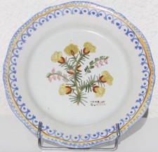 QUIMPER FAIENCE PLATE -