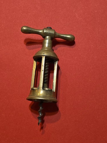 Ancien tire bouchon laiton - bouchon,