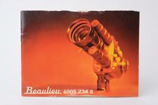 Mode d'emploi pour camera Beaulieu 4008 ZM 2 (51 pages en français)