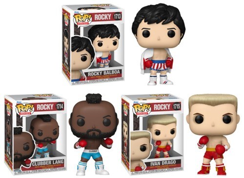 Lot funko pop rocky - 3,