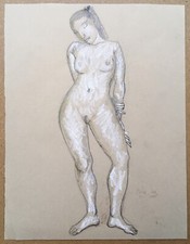 Dessin Original Craie Blanche