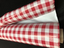 Nappe PVC carreaux VICHY ROUGE
