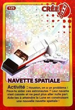 Crée Ton Monde Carte Lego 2018 Auchan N° 129 Navette Spatiale